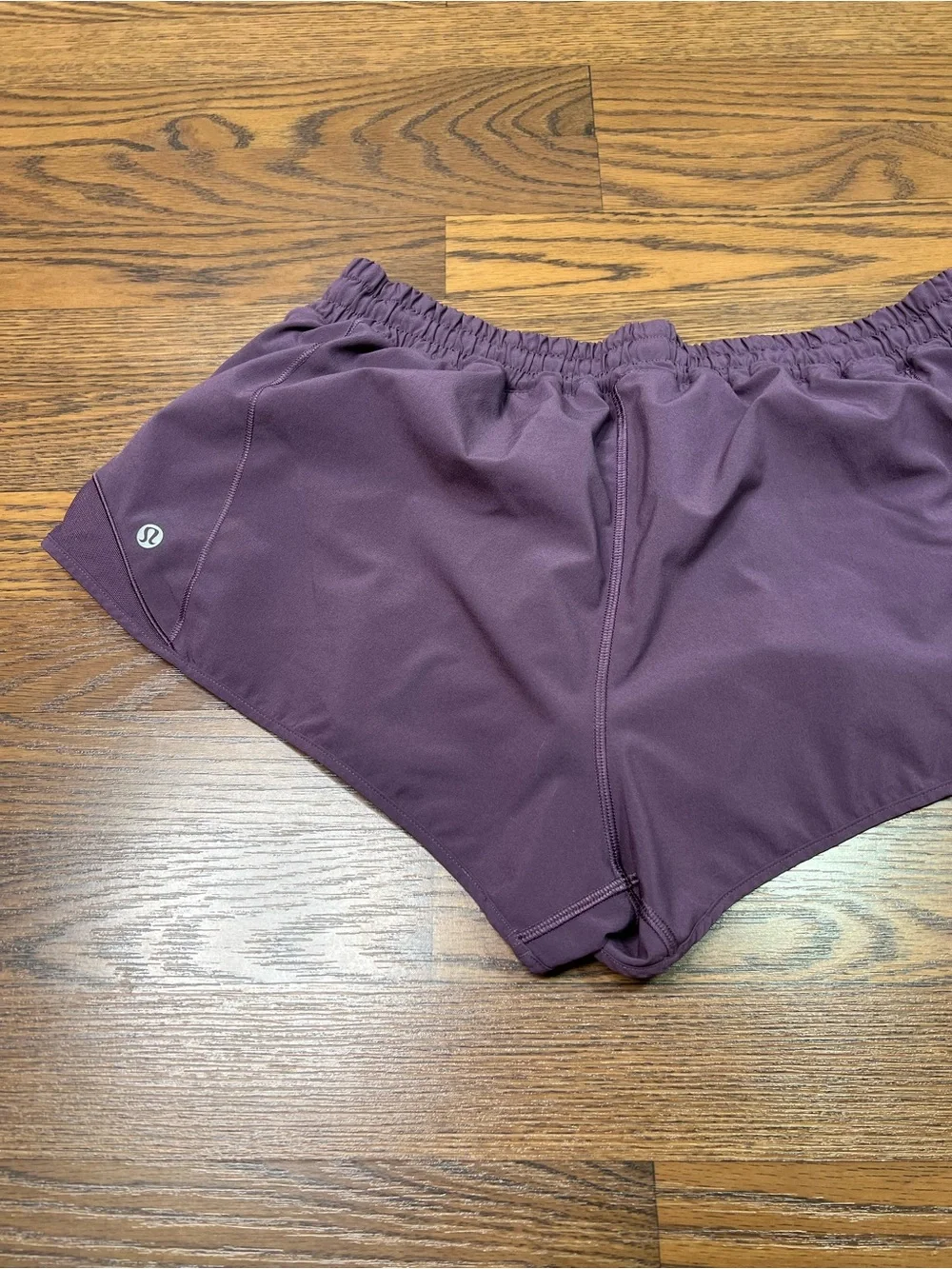 lululemon Hotty Hot Low-Rise Shorts in a purple shade size Women’s 14